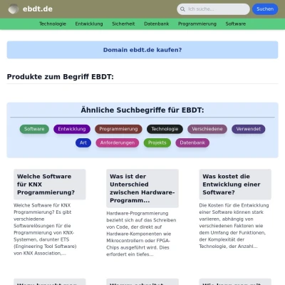 Screenshot ebdt.de