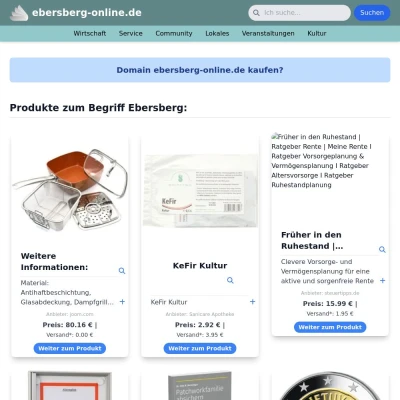 Screenshot ebersberg-online.de