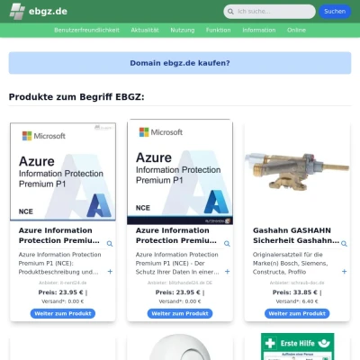 Screenshot ebgz.de