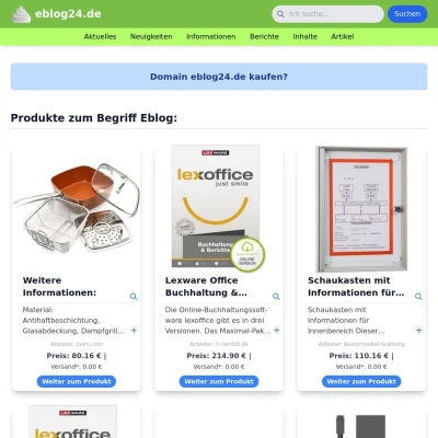 Screenshot eblog24.de