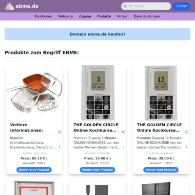 Screenshot ebme.de