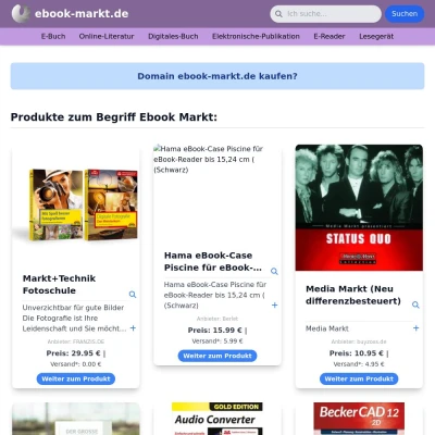 Screenshot ebook-markt.de