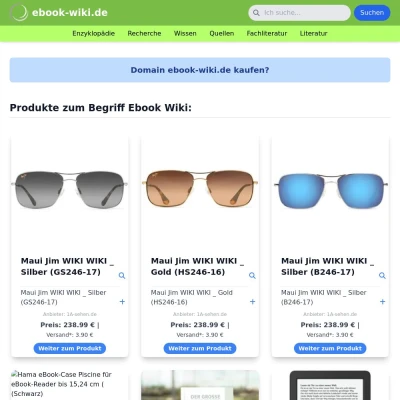 Screenshot ebook-wiki.de