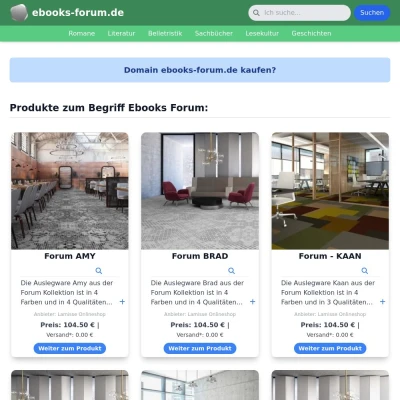 Screenshot ebooks-forum.de