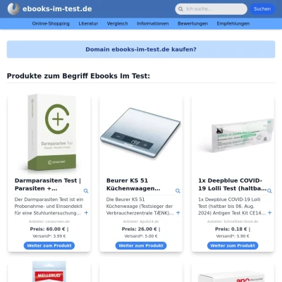 Screenshot ebooks-im-test.de