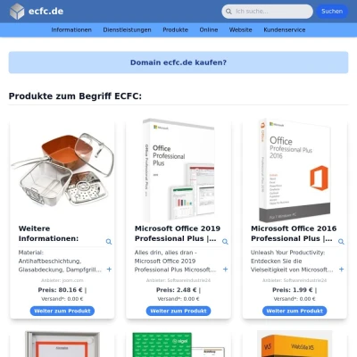 Screenshot ecfc.de