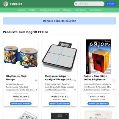 Screenshot ecgg.de