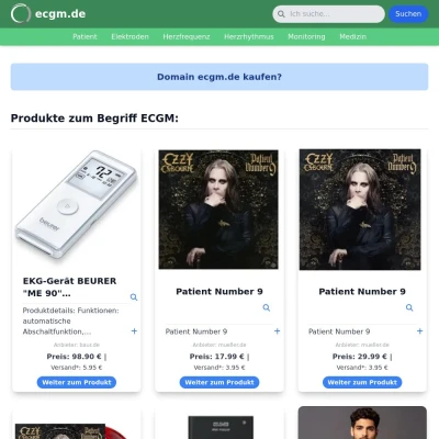 Screenshot ecgm.de