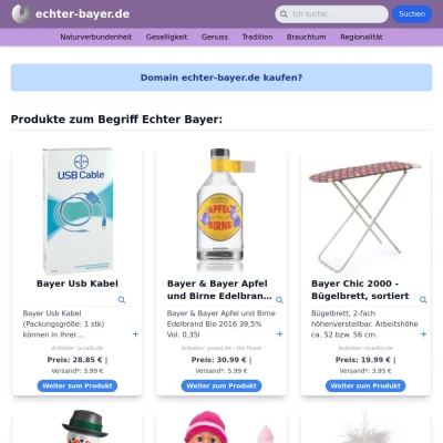 Screenshot echter-bayer.de