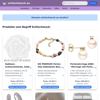 Screenshot echtschmuck.eu