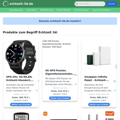 Screenshot echtzeit-3d.de