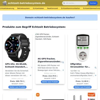 Screenshot echtzeit-betriebssystem.de