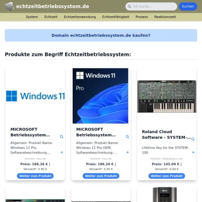 Screenshot echtzeitbetriebssystem.de