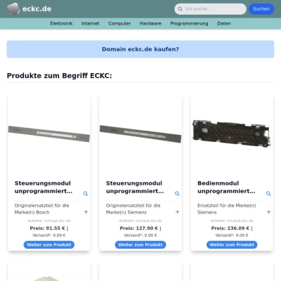 Screenshot eckc.de