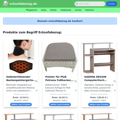 Screenshot ecksofabezug.de