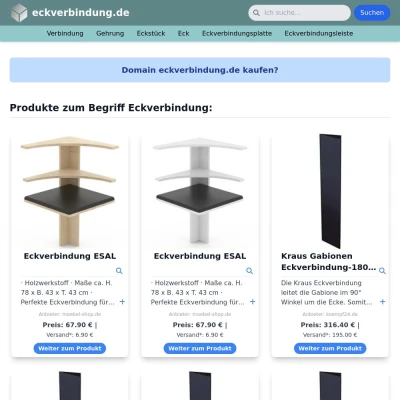 Screenshot eckverbindung.de