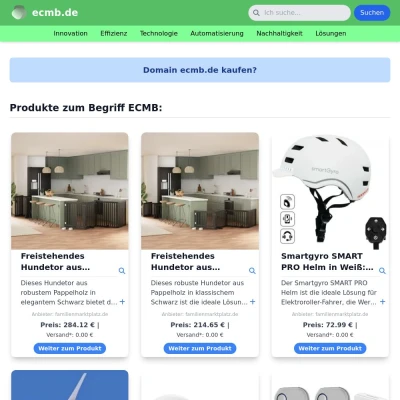 Screenshot ecmb.de