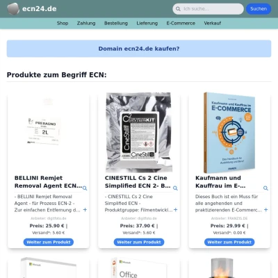 Screenshot ecn24.de