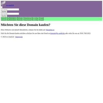 Screenshot eco-mail.de