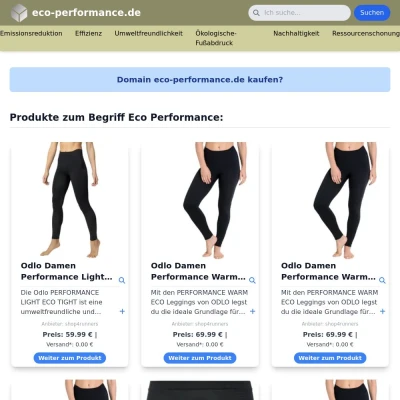 Screenshot eco-performance.de