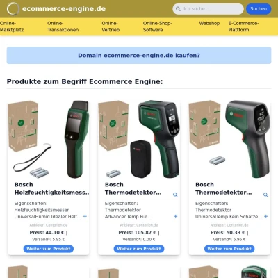 Screenshot ecommerce-engine.de