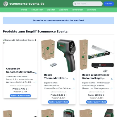 Screenshot ecommerce-events.de