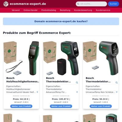 Screenshot ecommerce-expert.de