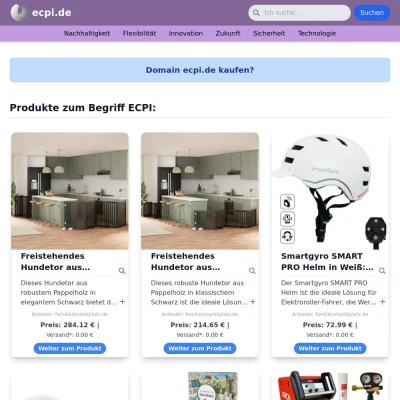 Screenshot ecpi.de