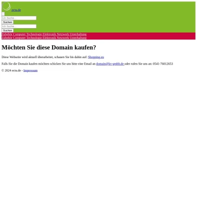 Screenshot ectu.de