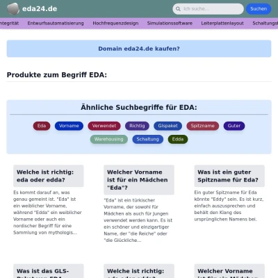 Screenshot eda24.de