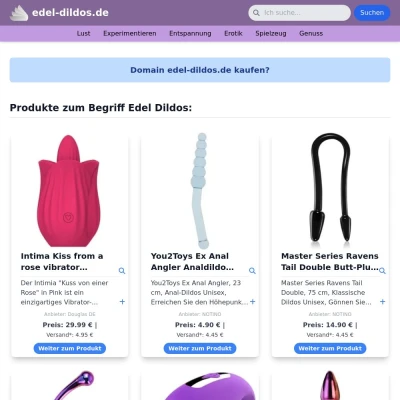 Screenshot edel-dildos.de