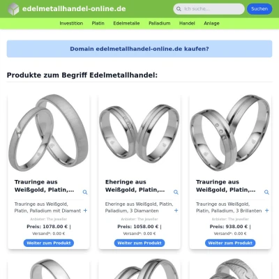 Screenshot edelmetallhandel-online.de