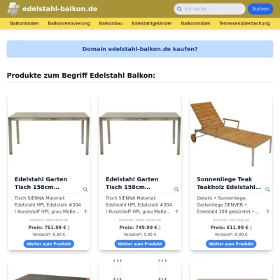 Screenshot edelstahl-balkon.de