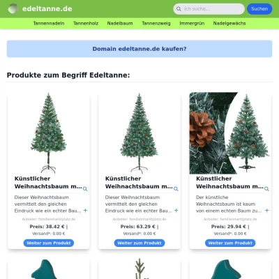 Screenshot edeltanne.de