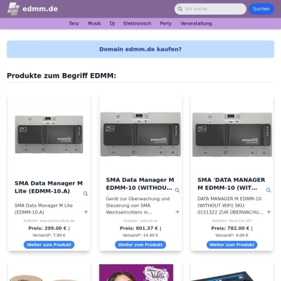 Screenshot edmm.de