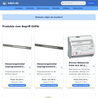 Screenshot edpn.de