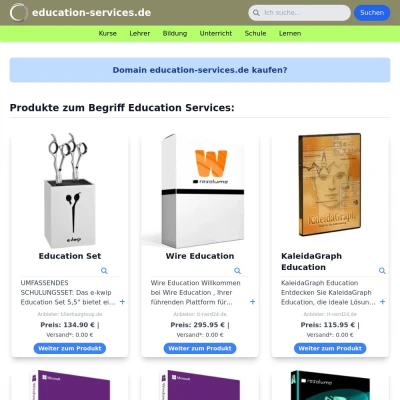 Screenshot education-services.de