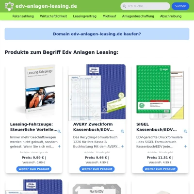 Screenshot edv-anlagen-leasing.de