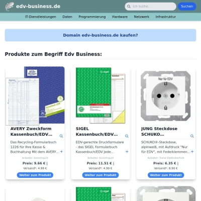 Screenshot edv-business.de