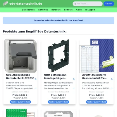 Screenshot edv-datentechnik.de