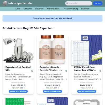 Screenshot edv-experten.de