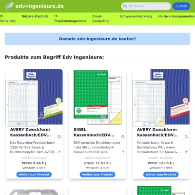 Screenshot edv-ingenieure.de