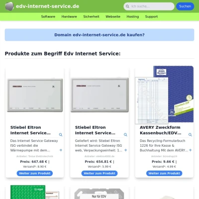 Screenshot edv-internet-service.de