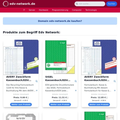 Screenshot edv-network.de