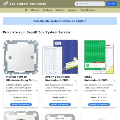 Screenshot edv-system-service.de