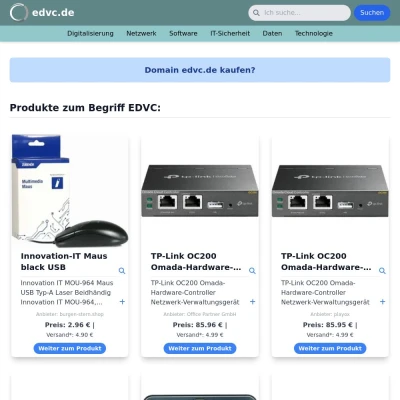 Screenshot edvc.de