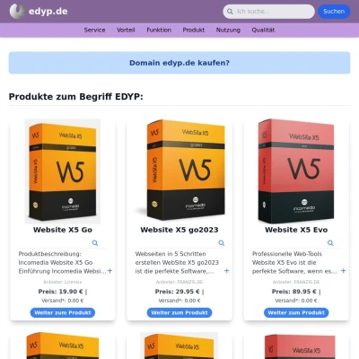 Screenshot edyp.de