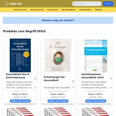Screenshot eegs.de