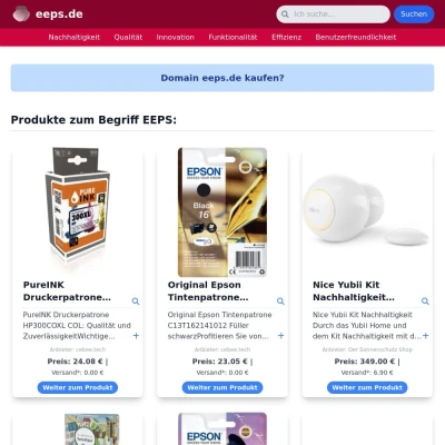 Screenshot eeps.de