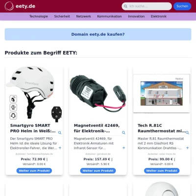 Screenshot eety.de